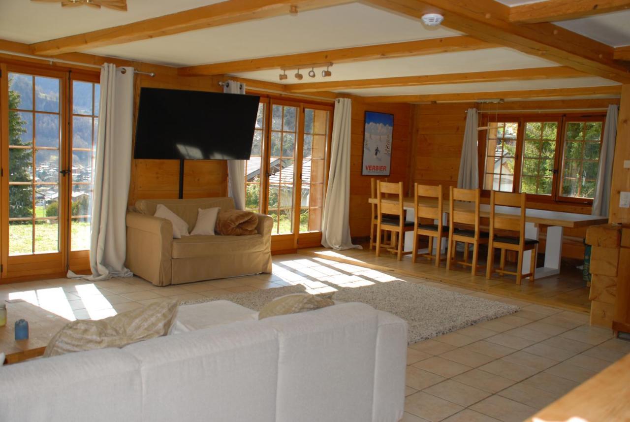 Chalet Edelweiss - Verbier, Mountain Views, Jacuzzi! Volleges Екстер'єр фото